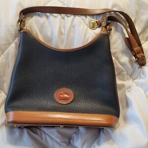 Vintage Dooney & Bourke AWL (All Weather Leather) Hobo Shoulder Bag